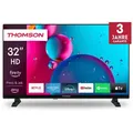 Produktbild: Thomson 32 Zoll (82 cm) HD LED Fire TV mit Alexa-Sprachsteuerung, AirPlay, Triple Tuner, Bluetooth 5.0, HDMI, AV IN, CI+, USB – 32HF2S34 – 2025 - Schwarz