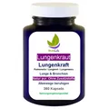 Produktbild: Lungenkraut 360 Kapseln LUNGENPOWER Lungenkraft Pulmonaria Lungenwurz Lungwort Atem Komplex - Lungenreinigung - Lunge & Atemwege - OHNE Zusatzstoffe.
