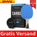 Produktbild: Tischtennisschläger mit Schutzhülle - Carbon, 2,0mm für Stimmen und Spin