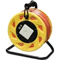 Produktbild: INLINE Netzwerk-Kabeltrommel, Cat,6A RJ45, 80m, orange