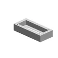 Produktbild: ABL Sockel für Ladesäulen eMC2, Einbausockel 100 mm EMC9997