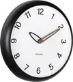 Produktbild: Karlsson - Wanduhr Bella - Mattschwarz - 4.2x30x30cm