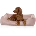 Produktbild: Knuffelwuff Tierbett Hundebett aus Cord Nunavut, Orthopädisch rosa 85 cm x 120 cm