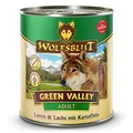 Produktbild: Wolfsblut - Green Valley - 6 x 800 g - Lamm und Lachs - Nassfutter - Hundefutter - Getreidefrei