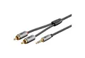 Produktbild: Goobay goobay Plus Audio Adapterkabel AUX 3,5mm Klinke > Audio-Kabel