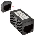 Produktbild: CAT6 RJ45 Kabel Kupplung Gigabit Verbindung Buchse Adapter auf