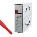 Produktbild: Offgridtec 5m Schrumpfschlauch mit Kleber 9,5mm > 4,8mm Schrumpfrate, Dual-Wand, Halogenfrei, Flammhemmend, Wasserdichte Kabelisolierung, Leicht zu Schneiden, Inklusive Spenderbox, rot