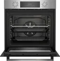 Produktbild: Beko Einbau-Backofenset BBSM12340X | Induktionskochfeld | 72L | 8 Heizarten | SteamShine | Edelstahl, A (Spektrum: A+++ bis D)