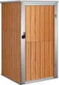 Produktbild: vidaXL Gerätehaus Braun 88x89x161 cm Verzinkter Stahl