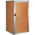 Produktbild: Gerätehaus Braun 88x89x161 Cm Verzinkter Stahl Vidaxl