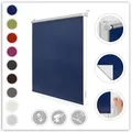 Produktbild: Seitenzugrollo Klemmfix Hitzeschutz, LICHTBLICK ORIGINAL, verdunkelnd, ohne Bohren, freihängend, Klemmfix, mit Thermobeschichtung