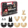 Produktbild: Original Einhell XL-PLUS-CASE 10-tlg. Multitool-Set (HCS Halbrund-Sägeblatt, HM