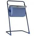 Produktbild: SemyTop Putzrollen-Spender Bodenständer, blau, Stahl
