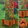 Produktbild: Blumenkübel Rosenbogen Rankhilfe Pflanzkübel Pergola Spalier Torbogen Holz