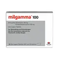Produktbild: milgamma® 100 mg Benfotiamin (Vitamin B1) + 100 mg Vitamin B6, 30 Tabletten
