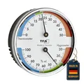 Produktbild: TFA Dostmann Analoges Thermo-Hygrometer, 45.2040.42, zur Kontrolle von Temperatur und Luftfeuchtigkeit, gesundes Raumklima, mit Komfortzonen, silber