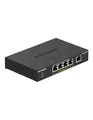 Produktbild: NETGEAR GS305PP PoE Switch 4 Port Gigabit Ethernet LAN Switch PoE+ 83W (5 Ports Plug and Play Network Switch PoE, Fanless, Robust Metal Case)