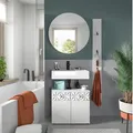 Produktbild: Badezimmer Prisma 3-tlg. ca. 130 cm Weiß