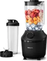 Produktbild: Philips HR2041/41 Stand-Mixer, 450 Watt, inkl. Trinkflasche, 1,9 Liter, Schwarz