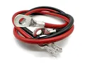 Produktbild: eXODA Batteriekabel Set 25 mm² 1m mit M10 Kabelschuhen rot schwarz flexibel robust für Auto Boot Motorrad geeignet hohe Materialqualität bis 2016 Watt