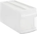 Produktbild: Rotho Systemix Schubladenbox 1 Schub, Kunststoff (PP) BPA-frei, transparent, S (39.5 x 17.0 x 20.3 cm)