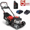 Produktbild: Scheppach Benzin Rasenmäher RM420AE + Öl 3,5PS Antrieb + Hybrid-Start
