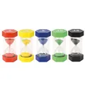 Produktbild: EDUPLAY 120487 Riesen Sanduhren-Set 2, 3, 5, 10 &15 min, mehrfarbig (1 Set)