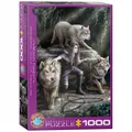 Produktbild: Puzzle - Die Stärke von Dreien von Anne Stokes - 1000 Teile