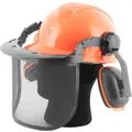 Produktbild: STAHLWERK Forsthelm FH-100 ST mit Visier und Gehörschutz EN397 EN352 EN1731