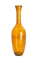 Produktbild: GILDE große Deko Vase XL Bodenvase aus reyceltem Glas - Glasvase Arturo - Deko Wohnzimmer Farbe: Orange-Gelb - Höhe 65 cm