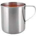 Produktbild: Tatonka Edelstahl-Becher Mug (450 ml) - Einwandiger Trinkbecher mit 0,45l Volumen, Griff und Volumenskalierung - Lebensmittelecht, unzerbrechlich, schadstofffrei - Ø 9 x 9,5 cm, 1 Stück (1er Pack)
