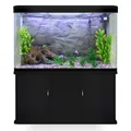 Produktbild: 300L Heimaquarium Aquarium mit Unterschrank ✔Pflanzen ✔Kies Neutral ✔LED Licht