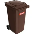 Produktbild: SULO Müllgrossbehälter 240 l HDPE braun fahrbar, nach EN 840 (240 l) (1073717)