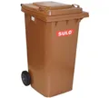 Produktbild: SULO Mülltonne 240 l HDPE Braun Müllgroßbehälter Abfalltonne Wertstoffbehälter
