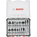 Produktbild: Bosch Professional Zubehör 15-teiliges Fräser-Set, 6-mm-Schaft für Handfräsen (2607017471)