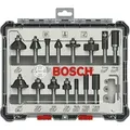 Produktbild: Set mit 15 Bosch 6 mm Schaftfräsern - 2607017471