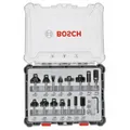 Produktbild: Bosch Freihandfräser-Set, 6-mm-Schaft, 15-tlg. Werkzeug Set