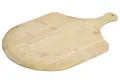 Produktbild: Pizza Schneidebrett Bambus 45x30cm Servierbrett braun rechteckig