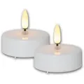 Produktbild: Star Trading LED Teelicht Kerze 3D FLAMME Maxi 2er Set Timer