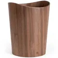 Produktbild: Kazai. Echtholz Papierkorb Börje | Holz Mülleimer für Büro Kinderzimmer Schla...