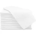 Produktbild: Gästehandtücher 10er Set, Baumwolle, 30x50 cm, weiß - Weiß