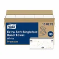 Produktbild: Essity Professional Hygiene Germany GmbH Tork Papierhandtücher H3 Premium, 23 x 23 cm, 2-lagig, Extra weich & extrem saugstark, Zickzackfalzung, hochweiß, 1 Karton = 15 Bündel x 200 = 3000 Tücher 100278