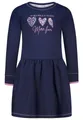 Produktbild: SALT AND PEPPER A-Linien-Kleid Salt & Pepper Kleid Langarm Hearts true navy (1-tlg)