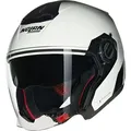 Produktbild: NOLAN Motorradhelm N40-5 06 Classico N-Com Jethelm, vorbereitet für Kommunikationssystem,integriertes Sonnenvisier weiß XXS (54)