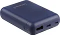 Produktbild: Intenso XS10000 - Powerbank - 10000 mAh - 3,1 A - 2 Ausgabeanschlussstellen (USB, USB-C) - Blau (7313535 DKBLUE)