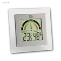 Produktbild: Digital Thermo-Hygrometer Klima Station Thermometer Raumluftkonrolle Edelstahl