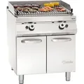 Produktbild: Bartscher Lavasteingrill Serie 900 Standgerät 2 Heizzonen V-Rost 750x505 mm 24 kW