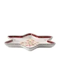 Produktbild: Villeroy & Boch Winter Bakery Delight Große Schale in Stern-Form, Premium Porzellan, Weiß/Rot/Beige