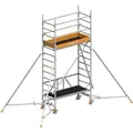 Produktbild: Layher Gerüst Zifa P2, Arbeitshöhe 4,61m, mit Ø 150mm Rollen und 4 Gerüststützen