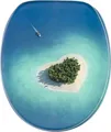 Produktbild: SANILO® WC-Sitz mit Absenkautomatik Dream Island, Toilettendeckel direkt vom Hersteller, Klodeckel, Klobrille, WC Deckel, Toilettensitz, WC Brille